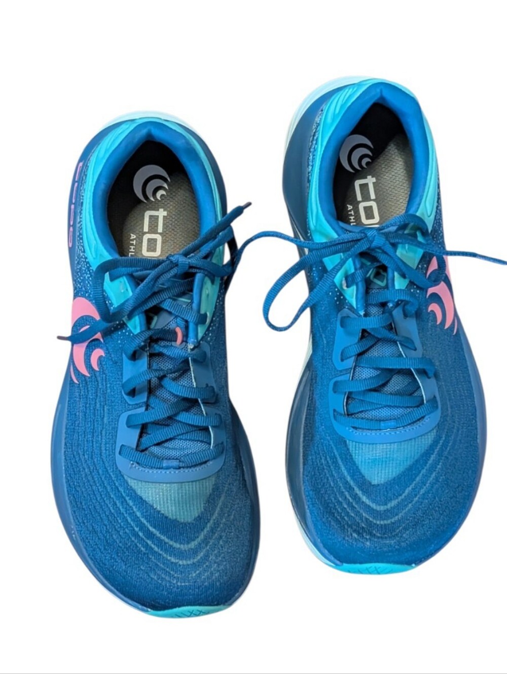 Topo Athletic Ultrafly 5 Women's Running Shoes Size Aqua blue sz 10 wide toe box